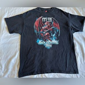 Preowned  M3Rock Festival  2010 t shirt XL
By Hanes Tagless
